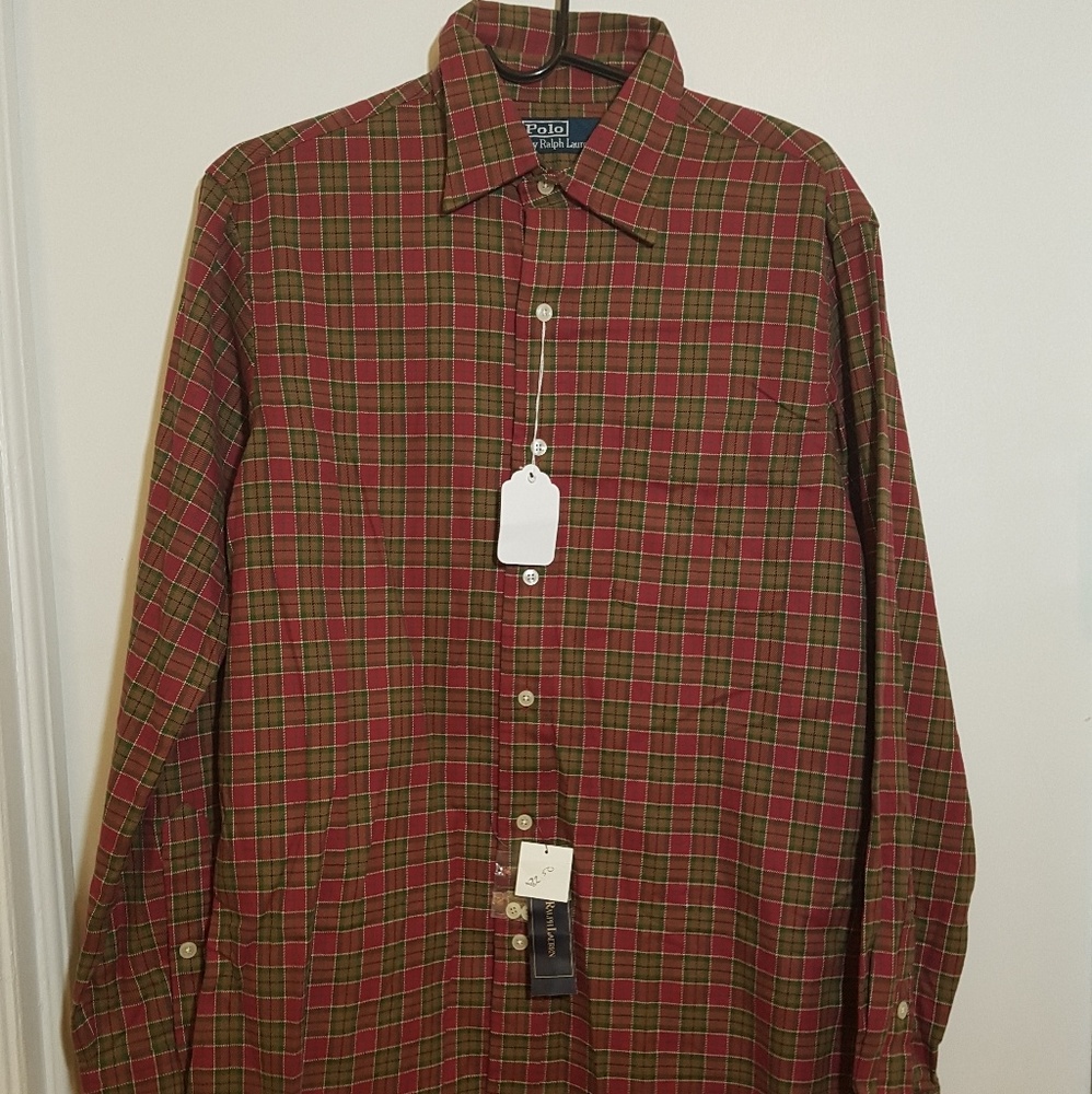 New mens Ralph Lauren button down Shirt Size m